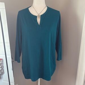 Teal LL Bean Top